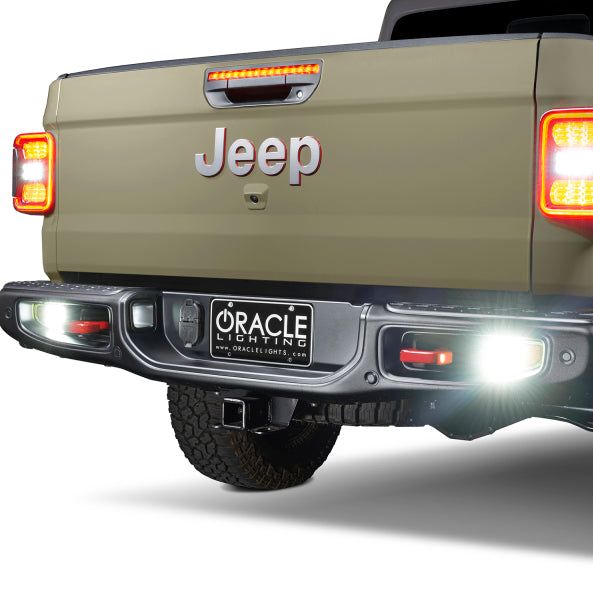 Oracle Rear Bumper LED Reverse Lights for Jeep Gladiator JT - 6000K - SMINKpower Performance Parts ORL5878-504 ORACLE Lighting