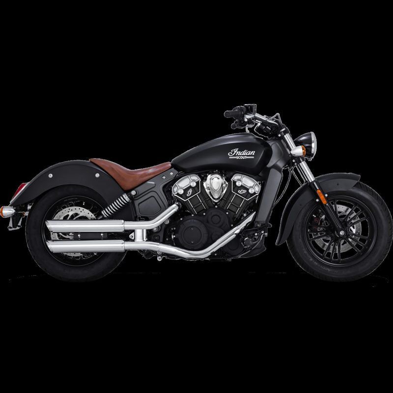Vance & Hines 15-20 Harley Davidson Indian Scout Twin Slash 3in PCX Slip-On Exhaust - SMINKpower Performance Parts VAH18323 Vance and Hines
