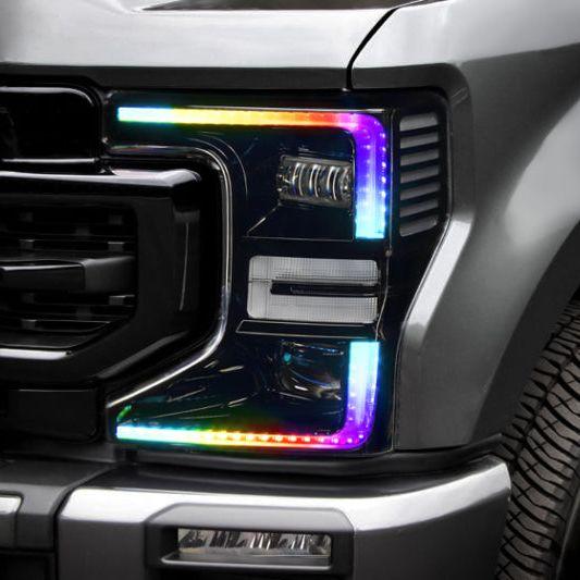 Oracle 20-22 Ford F-250/350 Super Duty Dynamic ColorSHIFT Headlight DRL Upgrade Kit w/Switchback - SMINKpower Performance Parts ORL1449-332 ORACLE Lighting