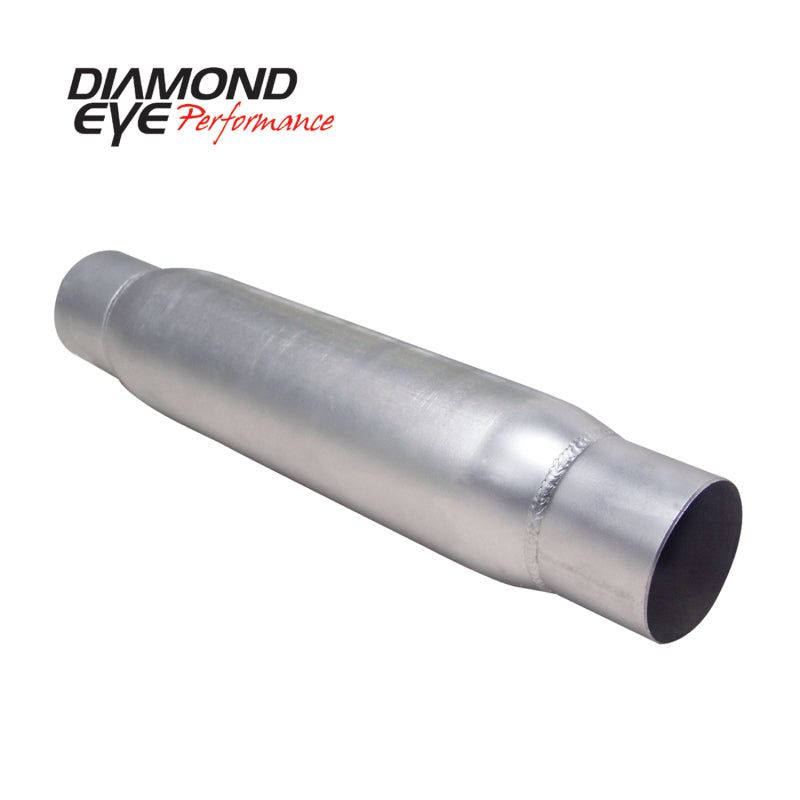 Diamond Eye RESONATOR 4in W/ ENDS (CLAMPED) AL-Resonators-Diamond Eye Performance-DEP400405-SMINKpower Performance Parts