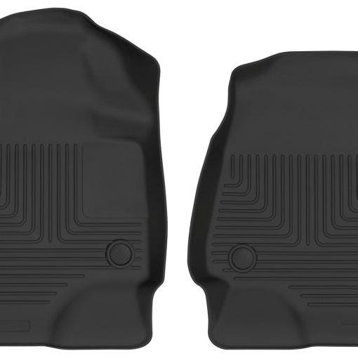 Husky Liners 18-22 Ford Expedition / 18-19 Lincoln Navigator X-Act Contour Black Front Floor Liners-Floor Mats - Rubber-Husky Liners-HSL54651-SMINKpower Performance Parts