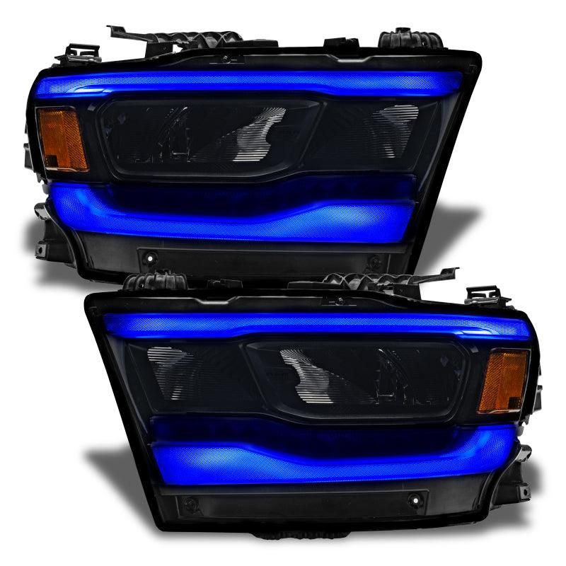 Oracle 19-21 Dodge RAM 1500 RGB+W Headlight DRL Upgrade Kit- Reflector LED Headlights - ColorSHIFT+W - SMINKpower Performance Parts ORL1281-339 ORACLE Lighting
