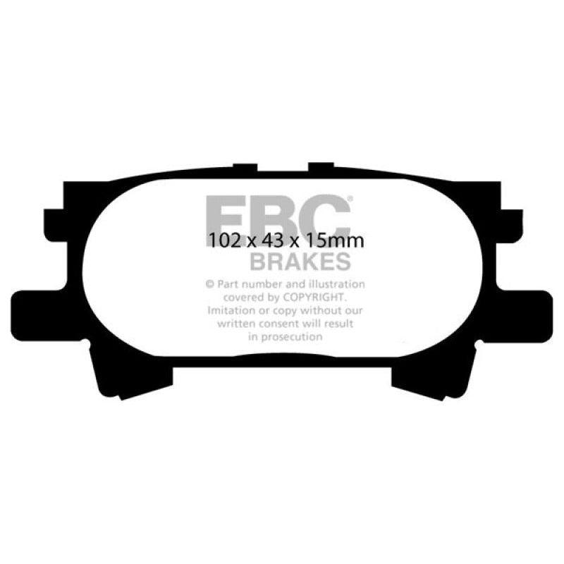 EBC 04-07 Lexus RX330 3.3 Greenstuff Rear Brake Pads - SMINKpower Performance Parts EBCDP61682 EBC