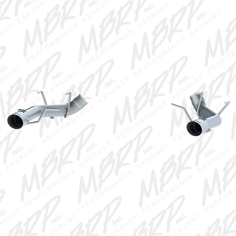 MBRP 2011-2014 Ford Mustang GT 3in Dual Axle Back Muffler Delete - T304-Axle Back-MBRP-MBRPS7203304-SMINKpower Performance Parts