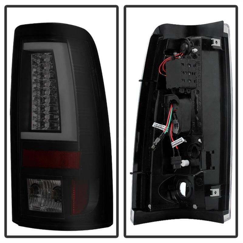 Spyder 03-06 Chevy Silverado (Does Not Fit Stepside) Version 2 LED Tail Lights - Black Smoke - SMINKpower Performance Parts SPY5083272 SPYDER