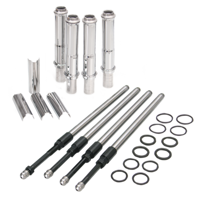 S&S Cycle 1999+ BT Stock Engine Height w/ 4.937in Length Cylinders Adjustable Pushrod Set - SMINKpower Performance Parts SSC106-6051 S&S Cycle
