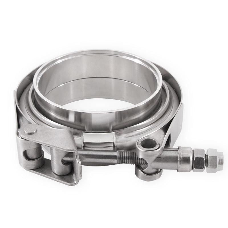 Mishimoto Stainless Steel V-Band Clamp - 3in - SMINKpower Performance Parts MISMMCLAMP-VS-3 Mishimoto
