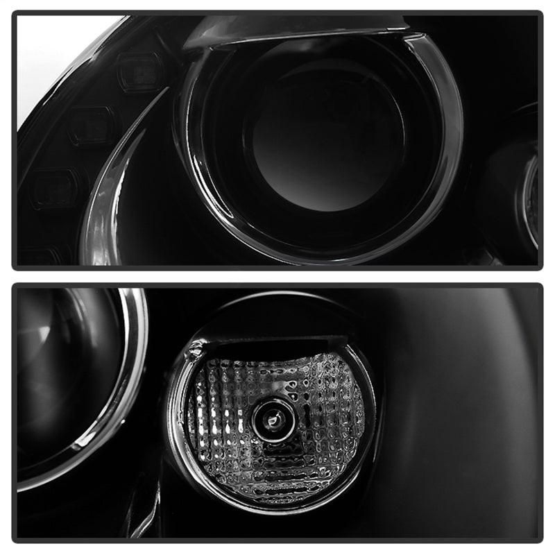 Spyder Volkswagen Beetle 06-10 Projector Headlights DRL LED Black PRO-YD-VB06-DRL-BK - spyder-volkswagen-beetle-06-10-projector-headlights-drl-led-black-pro-yd-vb06-drl-bk
