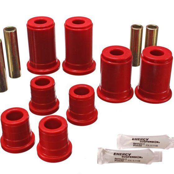 Energy Suspension 92-94 K-5 Blazer / 92-99 Denali/Suburban/Yukon Red Front Control Arm Bushing Set-Bushing Kits-Energy Suspension-ENG3.3147R-SMINKpower Performance Parts