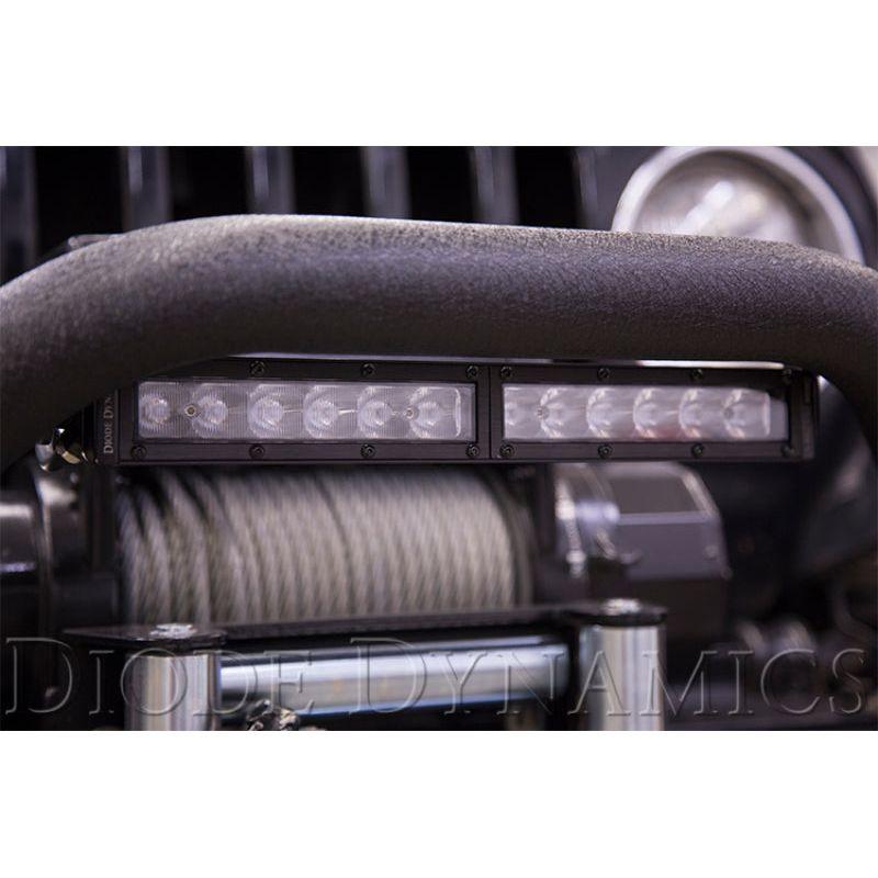 Diode Dynamics 12 In LED Light Bar Single Row Straight Clear Driving Each Stage Series - SMINKpower Performance Parts DIODD5015S Diode Dynamics