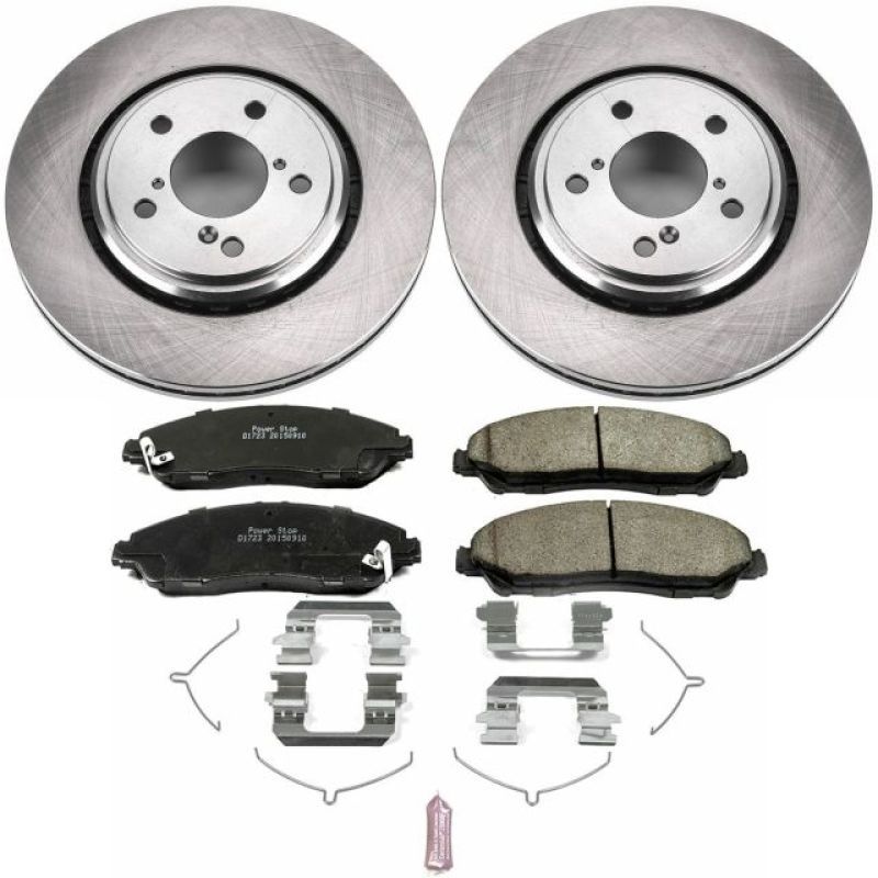 Power Stop 17-19 Acura MDX Front Autospecialty Brake Kit - SMINKpower Performance Parts PSBKOE7352 PowerStop