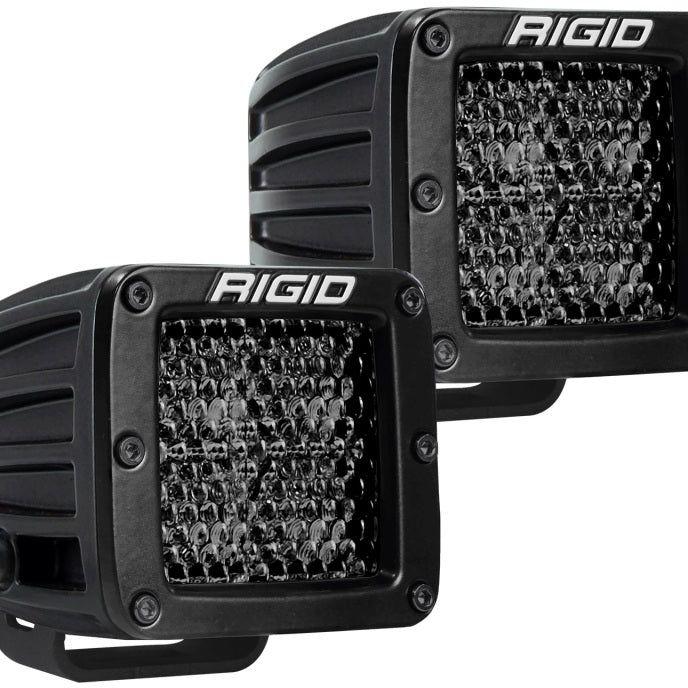 Rigid Industries D Series PRO Midnight Edition - Spot - Diffused - Pair - SMINKpower Performance Parts RIG202513BLK Rigid Industries