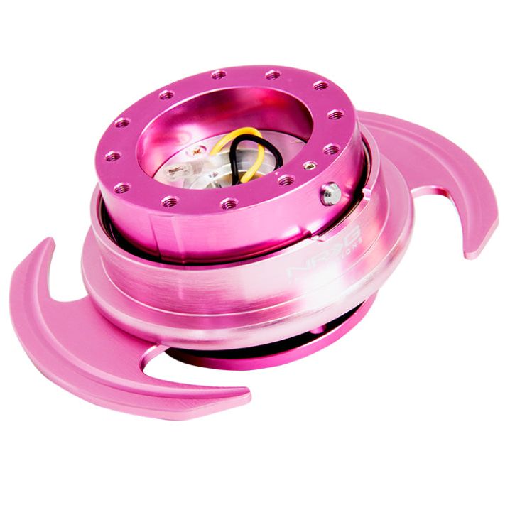 NRG Quick Release Kit Gen 3.0 - Pink Body / Pink Ring w/Handles - SMINKpower Performance Parts NRGSRK-650PK NRG