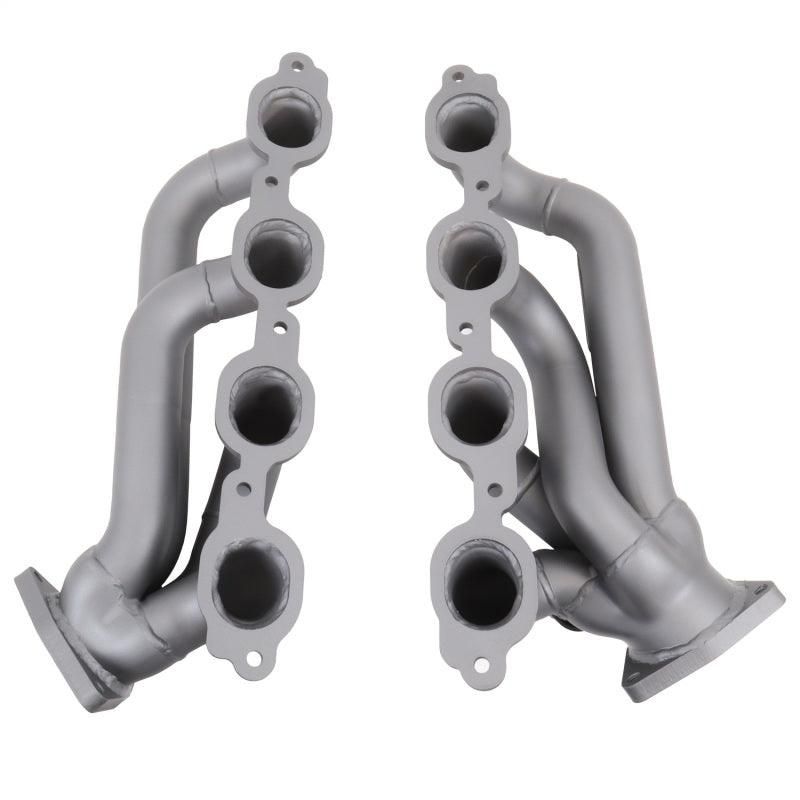 BBK 14-18 GM Truck 5.3/6.2 1 3/4in Shorty Tuned Length Headers - Titanium Ceramic - SMINKpower Performance Parts BBK4047 BBK