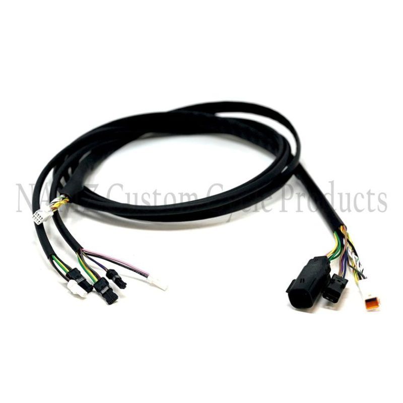 NAMZ 2022+ Indian Chief Models Plug-N-Play Handlebar Control Xtension Harness 18in.-Wiring Harnesses-NAMZ-NAMNHCX-IC22-SMINKpower Performance Parts