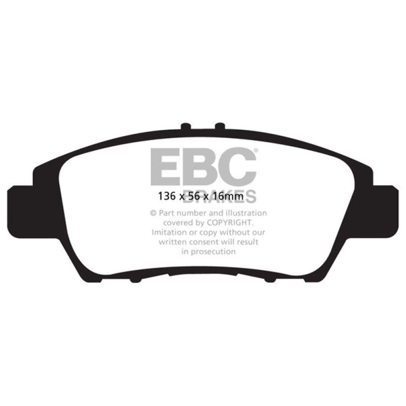 EBC 10-15 Honda CR-Z Yellowstuff Front Brake Pads - SMINKpower Performance Parts EBCDP42041R EBC