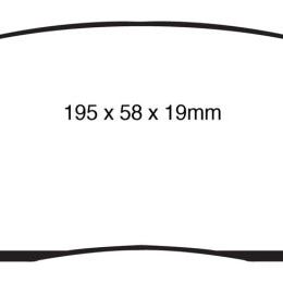 EBC 09-11 Dodge Ram 2500 Pick-up 5.7 2WD/4WD Yellowstuff Rear Brake Pads-Brake Pads - Performance-EBC-EBCDP41848R-SMINKpower Performance Parts