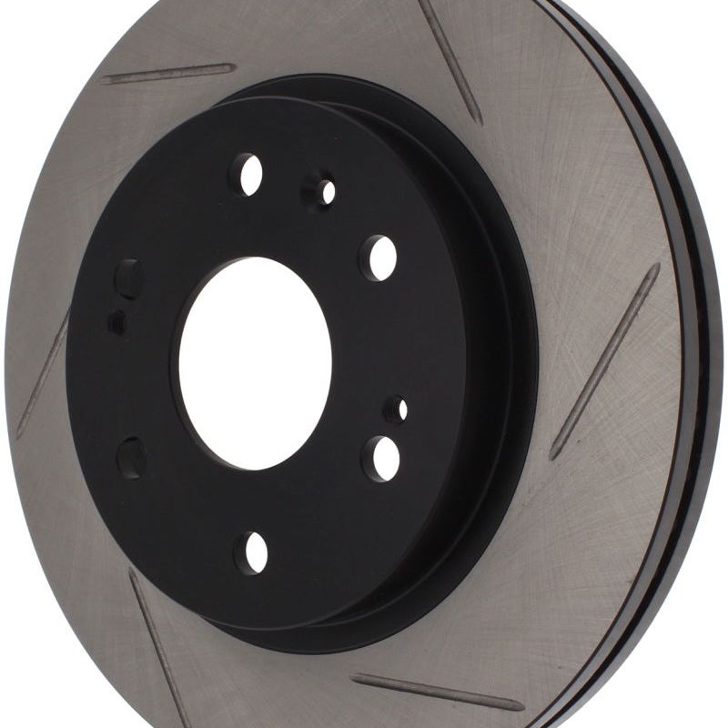 StopTech Power Slot 07 Chevrolet Tahoe Front Left Rotor-Brake Rotors - Slotted-Stoptech-STO126.66057SL-SMINKpower Performance Parts