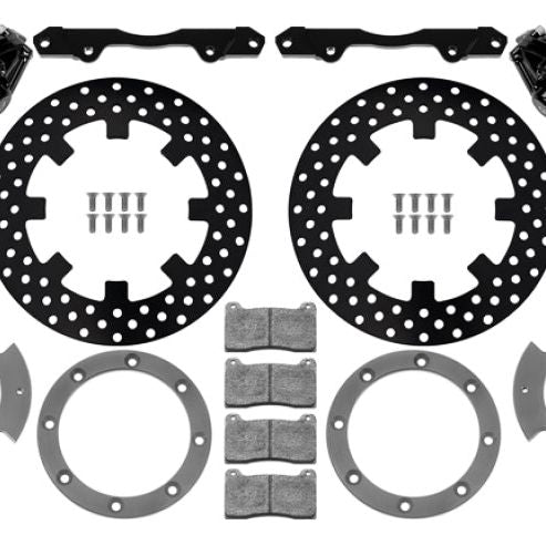 Wilwood 17-21 Can-Am X3RS Black 6-Piston Rear Kit 11.25in - Drilled Rotors - SMINKpower Performance Parts WIL140-16629-D Wilwood
