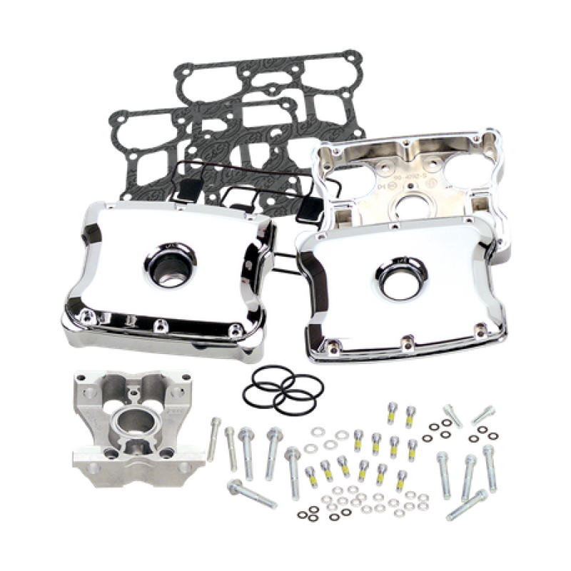 S&S Cycle 1999+ BT 4-1/8in Rocker Box - Chrome - SMINKpower Performance Parts SSC90-4110 S&S Cycle