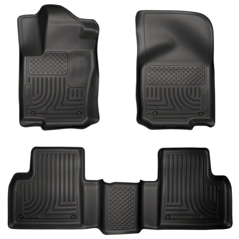 Husky Liners 2012 Mercedes ML350 WeatherBeater Combo Black Floor Liners-Floor Mats - Rubber-Husky Liners-HSL98981-SMINKpower Performance Parts