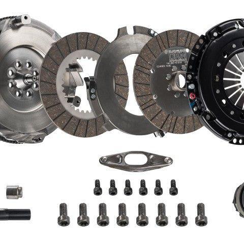 DKM Clutch BMW E9X 335i MS Organic Twin Disc Clutch Kit w/Flywheel (660 ft/lbs Torque)-Clutch Kits - Multi-DKM Clutch-DKMMS-006-075-SMINKpower Performance Parts