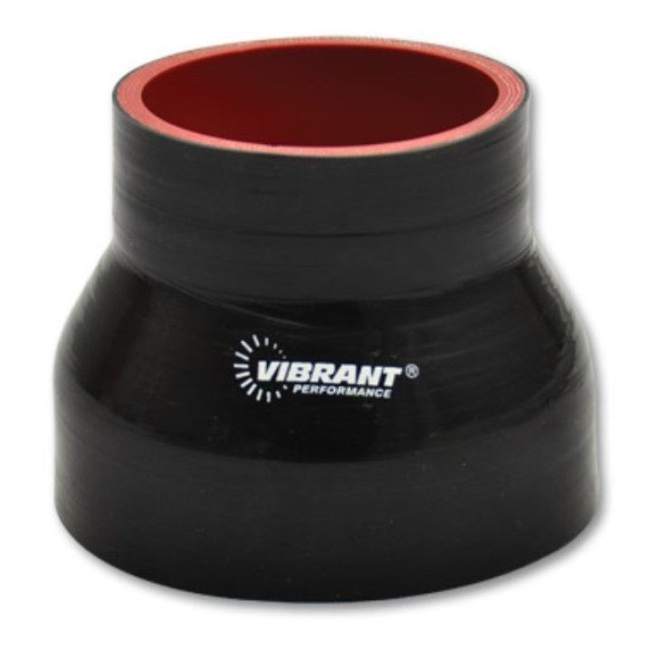Vibrant 4 Ply Reducer Coupler 3in ID x 2.5in ID x 4.5n Long - Black - SMINKpower Performance Parts VIB19731 Vibrant
