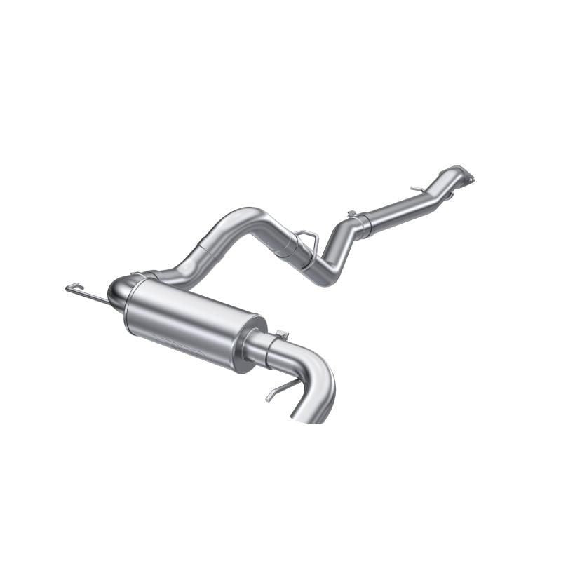 MBRP 21-Up Ford Bronco 2.3L/2.7L EcoBoost 2/4DR Aluminized Steel High Clearance Cat-back Exhaust - SMINKpower Performance Parts MBRPS5237AL MBRP