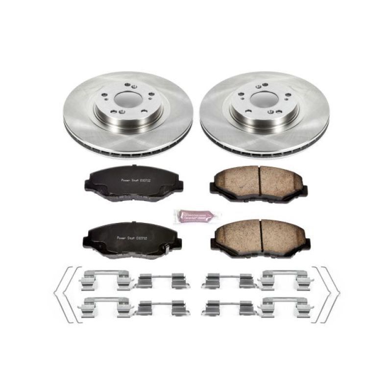 Power Stop 13-15 Acura ILX Front Autospecialty Brake Kit - SMINKpower Performance Parts PSBKOE3055 PowerStop