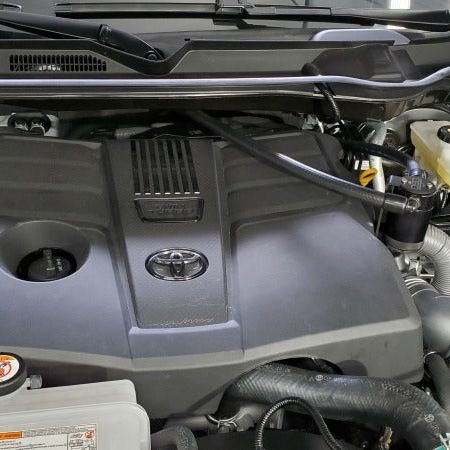 J&amp;L 2022-2024 Toyota Tundra 3.5L Turbo Oil Separator 3.0 Driver Side - Black Anodized - SMINKpower Performance Parts JLT3115D-B J&L