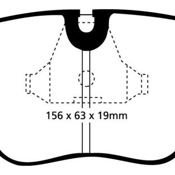 EBC 92-95 BMW M3 3.0 (E36) Redstuff Front Brake Pads-Brake Pads - Performance-EBC-EBCDP3689C-SMINKpower Performance Parts