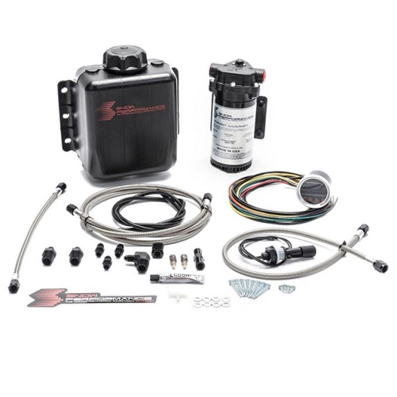 Snow Performance Stg 2 Boost Cooler F/I Prog. Water Injection Kit (SS Braided Line 4AN Fittings)-Water Meth Kits-Snow Performance-SNOSNO-210-BRD-SMINKpower Performance Parts