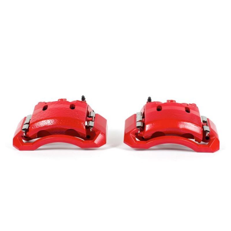 Power Stop 06-08 Dodge Ram 1500 Front Red Calipers w/Brackets - Pair-Brake Calipers - Perf-PowerStop-PSBS4890-SMINKpower Performance Parts