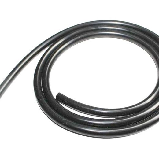 Torque Solution Silicone Vacuum Hose (Black) 3.5mm (1/8in) ID Universal 25ft-Hoses-Torque Solution-TQSTS-SIL-3.5BK-25-SMINKpower Performance Parts