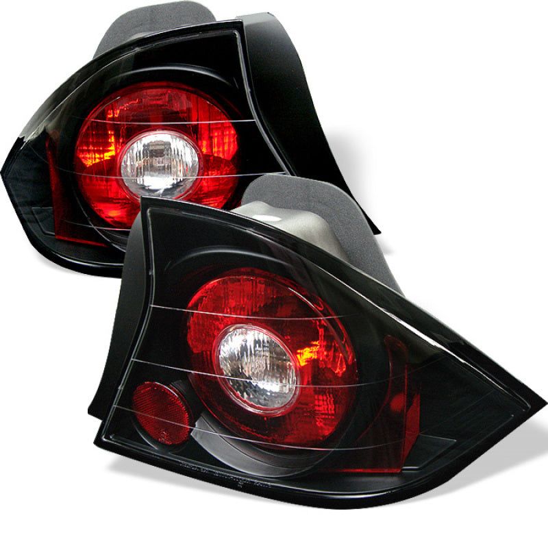 Spyder Honda Civic 01-03 2Dr Euro Style Tail Lights Black ALT-YD-HC01-2D-BK-Tail Lights-SPYDER-SPY5004369-SMINKpower Performance Parts