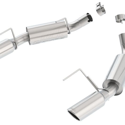 Borla 2010 Mustang GT 4.6L S-type Exhaust (rear section only)-Axle Back-Borla-BOR11777-SMINKpower Performance Parts