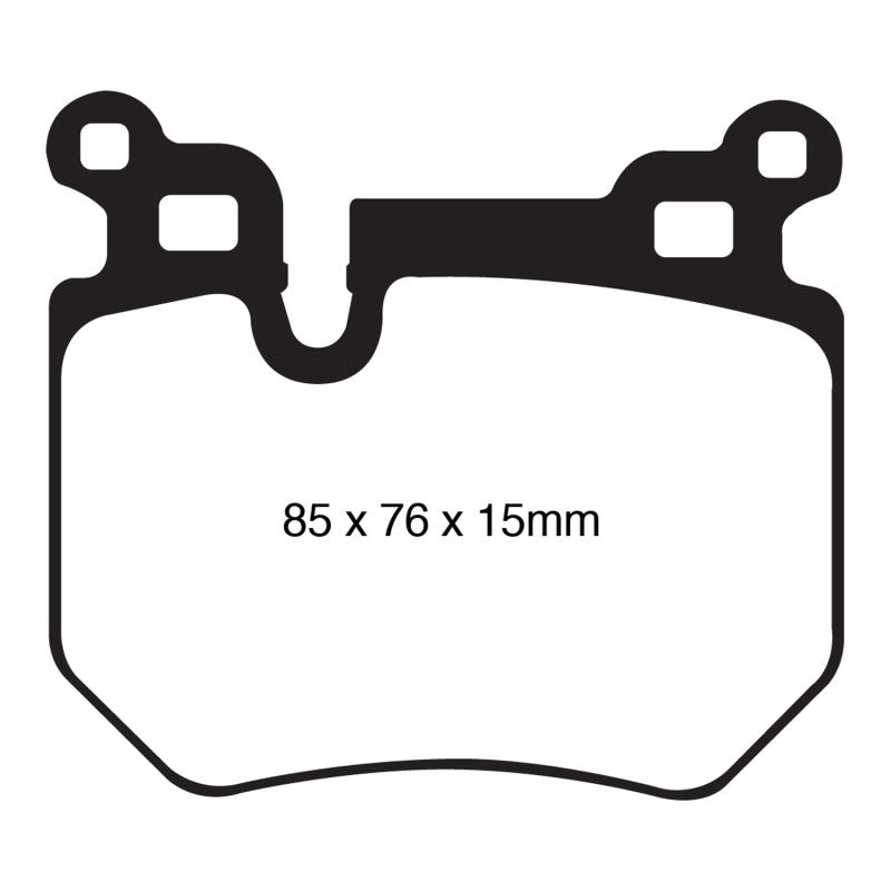 EBC 08-10 BMW 135 3.0 Twin Turbo Yellowstuff Rear Brake Pads-Brake Pads - Performance-EBC-EBCDP41996R-SMINKpower Performance Parts