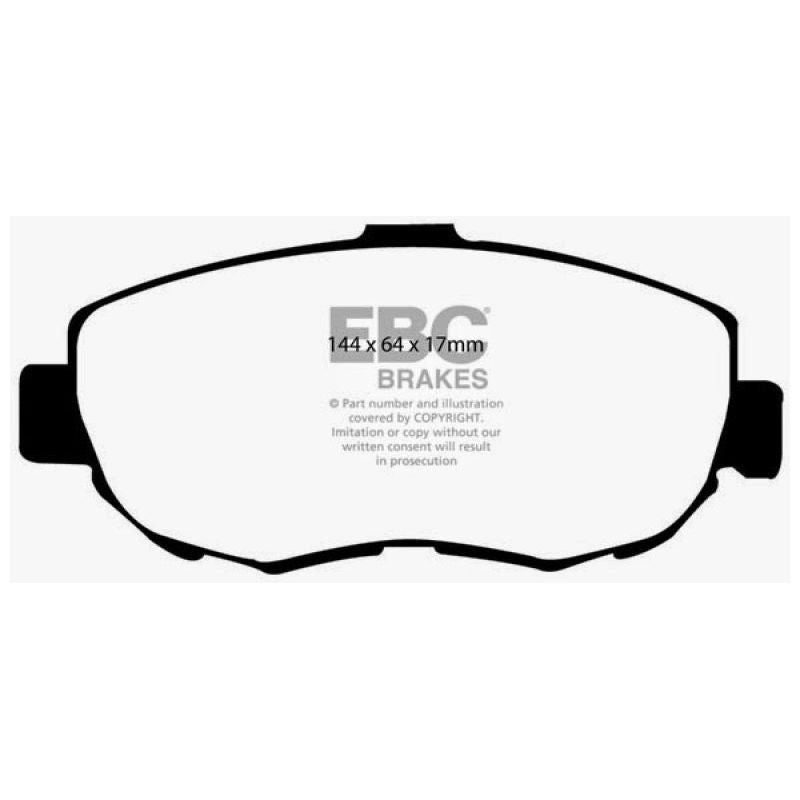 EBC 93-97 Lexus GS300 3.0 Yellowstuff Front Brake Pads-Brake Pads - Performance-EBC-EBCDP41223R-SMINKpower Performance Parts