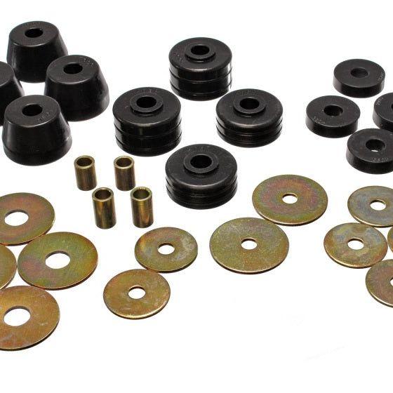 Energy Suspension D100-300 2&4Wd Body Mounts - Black-Bushing Kits-Energy Suspension-ENG5.4101G-SMINKpower Performance Parts