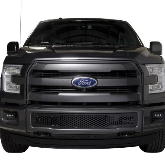 Putco 15-17 Ford F-150 - Stainless Steel Black Punch Design Bumper Grille Inserts - SMINKpower Performance Parts PUT88160 Putco