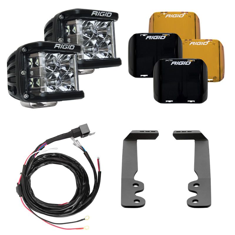 Rigid Industries 2022+ Toyota Tundra A-Pillar Lighting Kit (Fits 360-Series, D-SS Series) - SMINKpower Performance Parts RIG46808 Rigid Industries