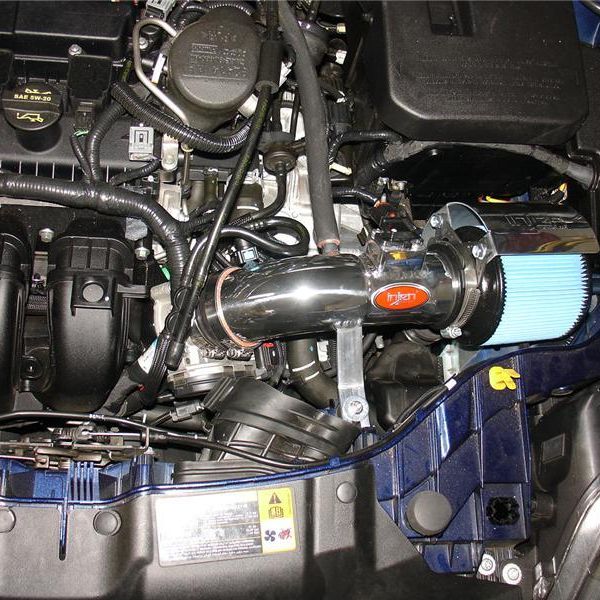 Injen 12 Ford Focus 2.0L 4cyl Polished Air Intake w/MR Tech, Web Nano-Fiber Dry Filter & Heat Shield - SMINKpower Performance Parts INJSP9000P Injen
