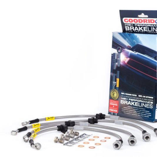 Goodridge 99-00 Honda Civic Si (w/ rear disc) Brake Lines-Brake Line Kits-Goodridge-GRI20021-SMINKpower Performance Parts