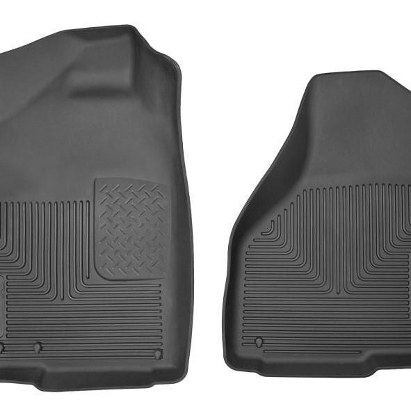 Husky Liners 09-14 Dodge Ram/Ram Quad Cab X-Act Contour Black Front Floor Liners-Floor Mats - Rubber-Husky Liners-HSL53521-SMINKpower Performance Parts