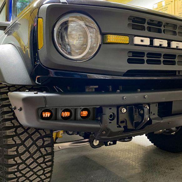 Oracle High 21-22 Ford Bronco Triple LED Fog Light kit for Steel Bumper - SMINKpower Performance Parts ORL5890-005 ORACLE Lighting