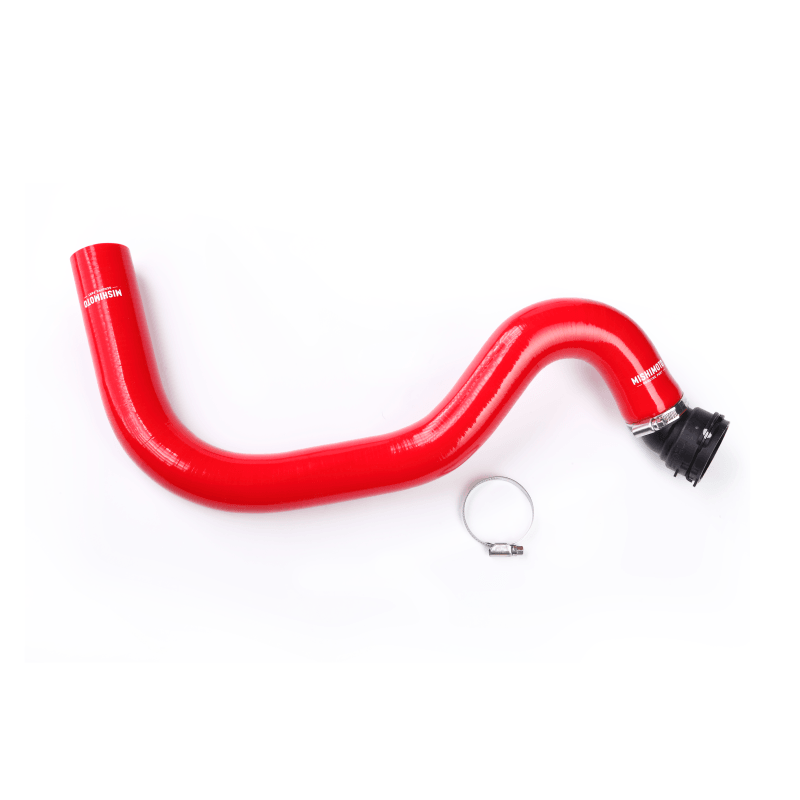 Mishimoto 15+ Ford Mustang GT Red Silicone Upper Radiator Hose - SMINKpower Performance Parts MISMMHOSE-MUS8-15URD Mishimoto