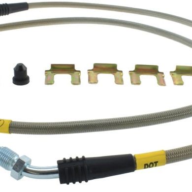 StopTech 04 VW Golf R32 AWD Front Stainless Steel Brake Line Kit-Brake Line Kits-Stoptech-STO950.33013-SMINKpower Performance Parts