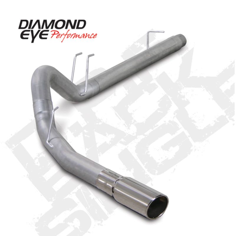 Diamond Eye KIT 4in DPF-BACK SGL AL 08-09 6 4L F250/F350 PCKGD BX46X14X14OD EL-PL 44inX13 5inX13 5in-DPF Back-Diamond Eye Performance-DEPK4360A-SMINKpower Performance Parts