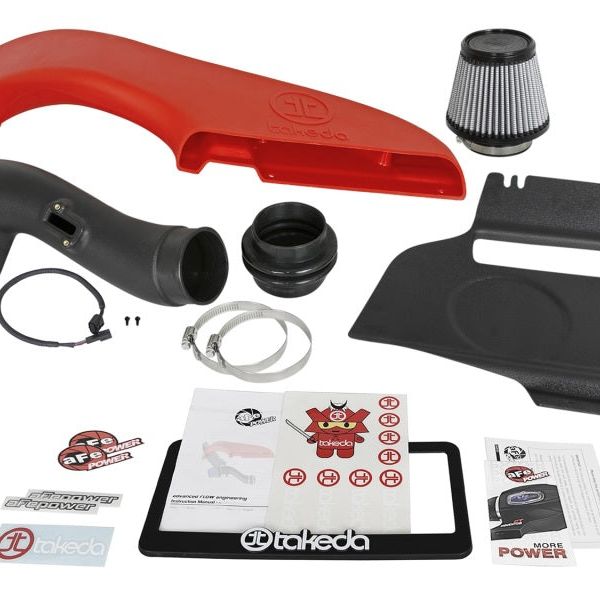 aFe Takeda Stage-2 PRO DRY S Cold Air Intake System 15-18 Subaru WRX H4 2.0L (t) - SMINKpower Performance Parts AFETA-4305B-1D aFe