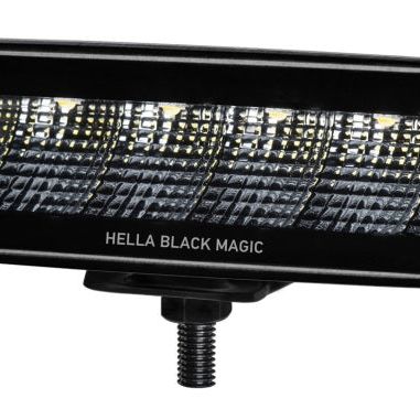 Hella Universal Black Magic 6 L.E.D. Mini Light Bar - Flood Beam - SMINKpower Performance Parts HELLA358176201 Hella